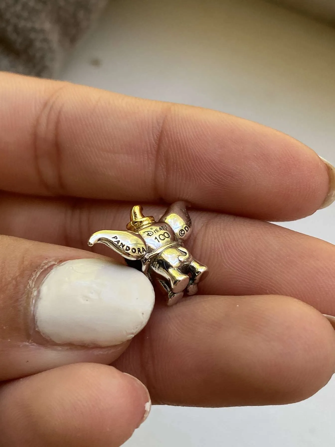 X Disney 100th Anniversary Dumbo Lab Grown Diamond Charm - Image 4