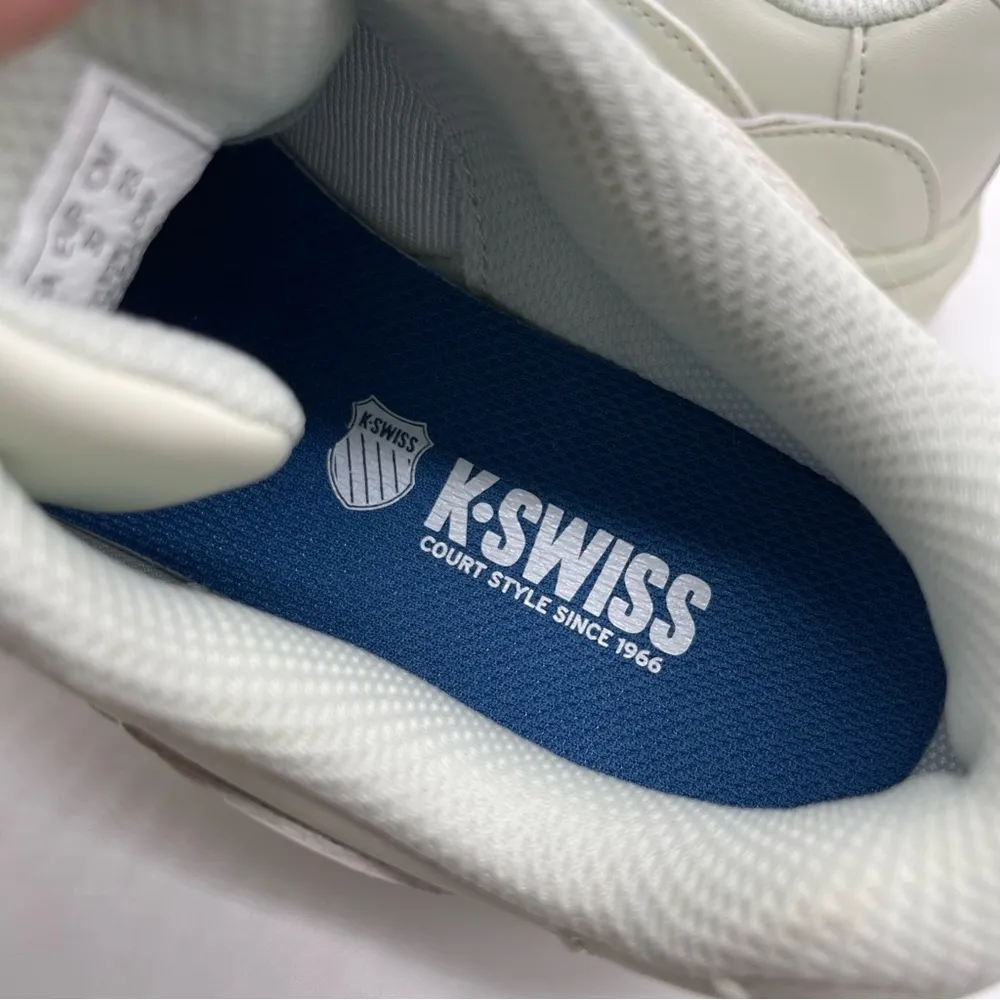 K-Swiss Classics Lt Green Mint Lace-up Padded Footbed Court Shoes Size 6 - Image 9