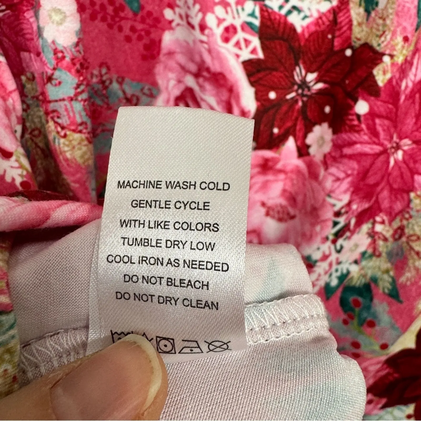 Sakurafina Pink Floral Short Sleeve Tee Shirt Womens 2X Boho Romantic Blouse - Image 7