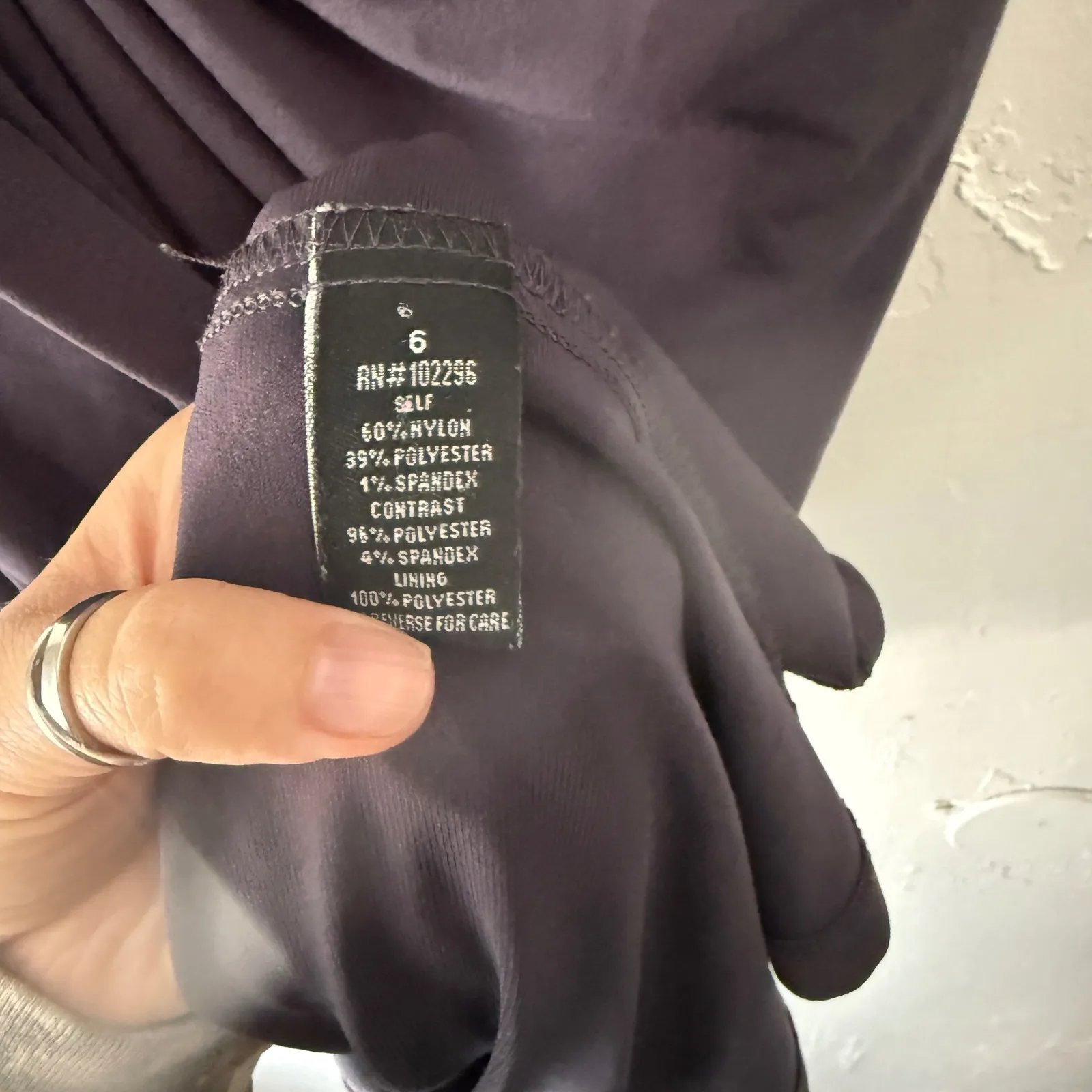 Dressbarn Y2k Dress‎ Women's Size 6 Gray Lace & Sequin Party Going Out - Image 5