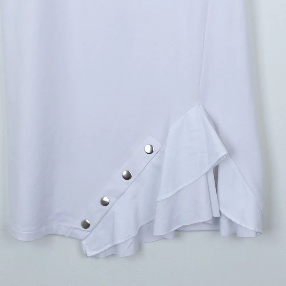 Zara Sleeveless‎ Ruffle Hem Shift Dress Size Medium - Image 4