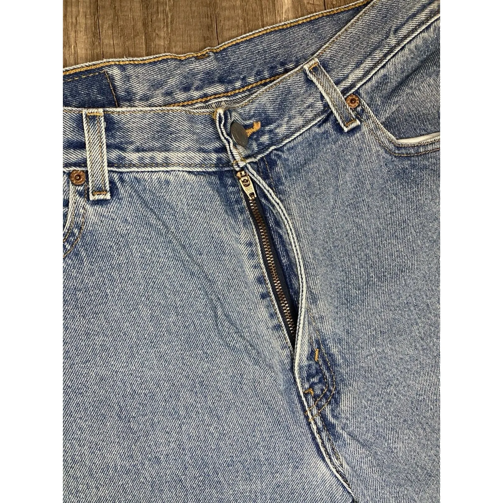 Vintage 99’ Levis 550 Jeans 29x32 Womens 12L Relaxed Fit Tapered Leg 90s Denim - Image 8