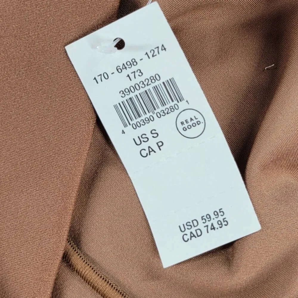 Offline by Aerie Skort Womens S Tan Brown Pleated Activewear Cargo Pockets NEW - Image 7