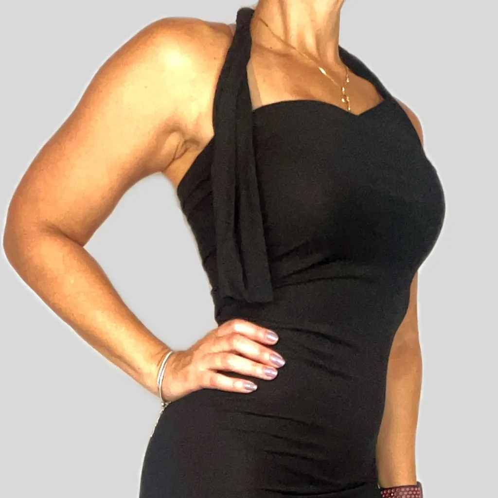 Vivianne Westwood Red Label Halter Asymmetrical Bodycon Dress - Image 5