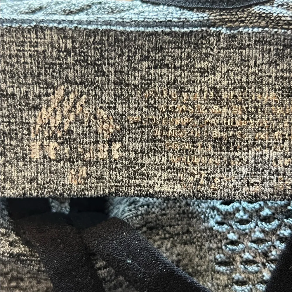 RBX Gray and Black Sports Bra with Racerback and Medium Support - Image 4