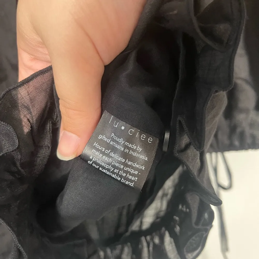 Lu•ciee Valerie Ramie Shirt black eco - Image 8