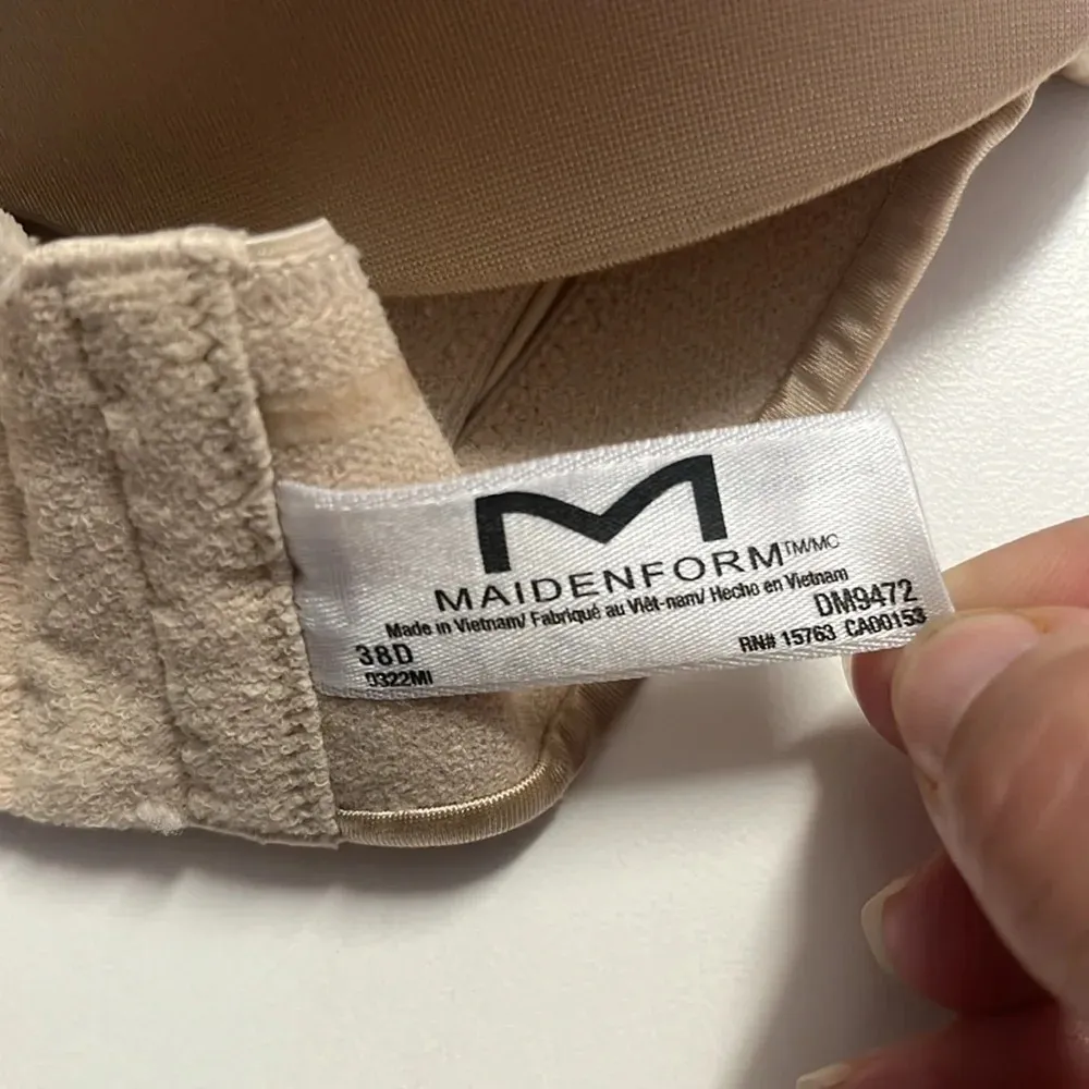 Maidenform strapless bra size 38D neutral Maidenform strapless bra wedding dance - Image 8
