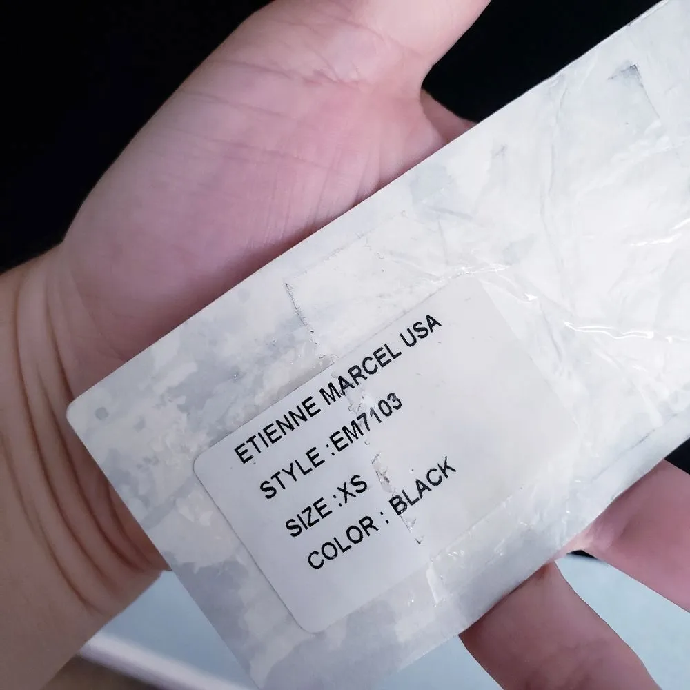 Etienne Marcel Black Tunic Dress Size XS - Image 7