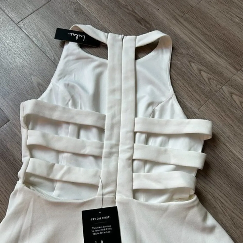 Lulu's Call Back White Backless Skater Dress Size M NWT - Image 11