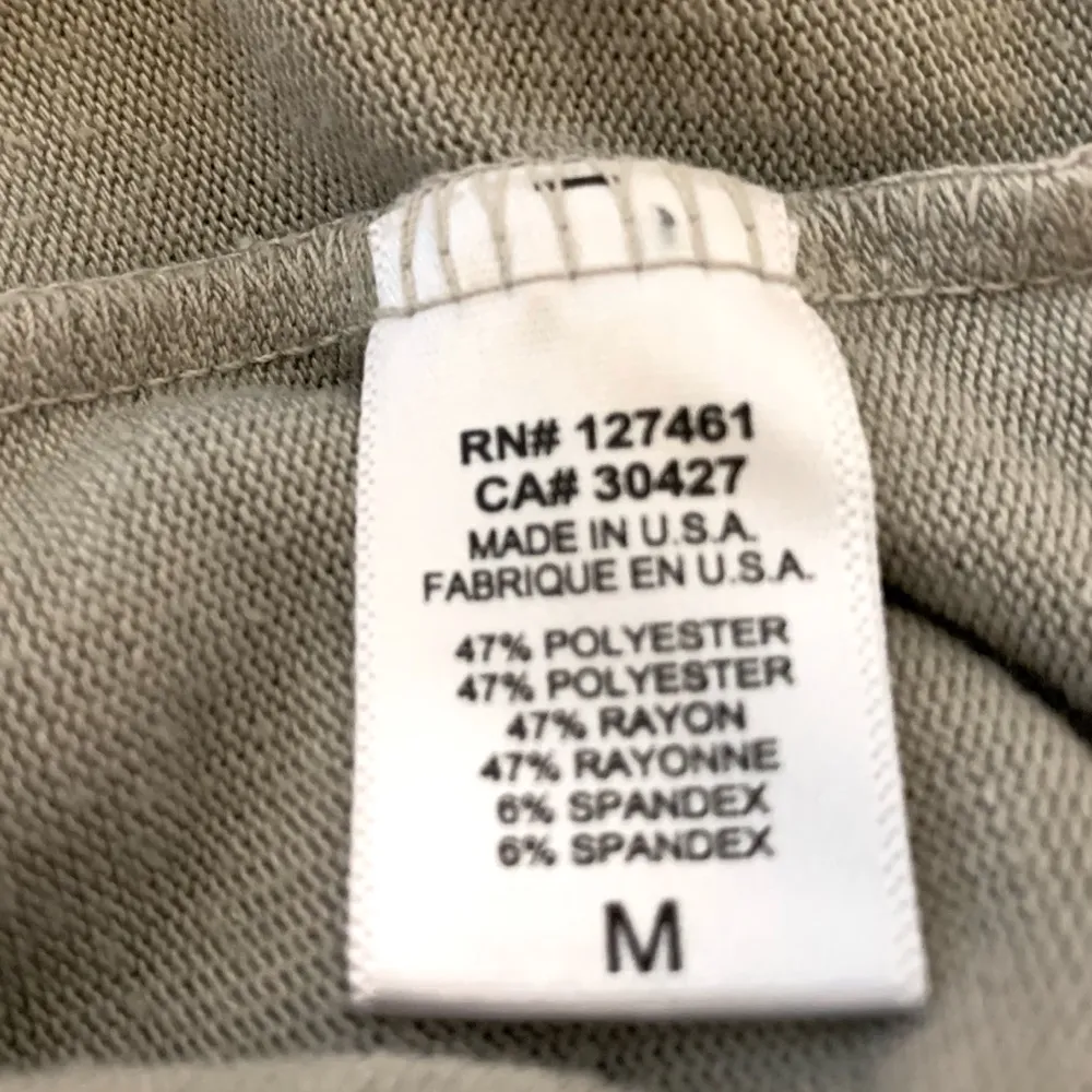 Wildfox Grey V-Neck LS Lightweight Soft Rayon Sweatshirt - Image 5