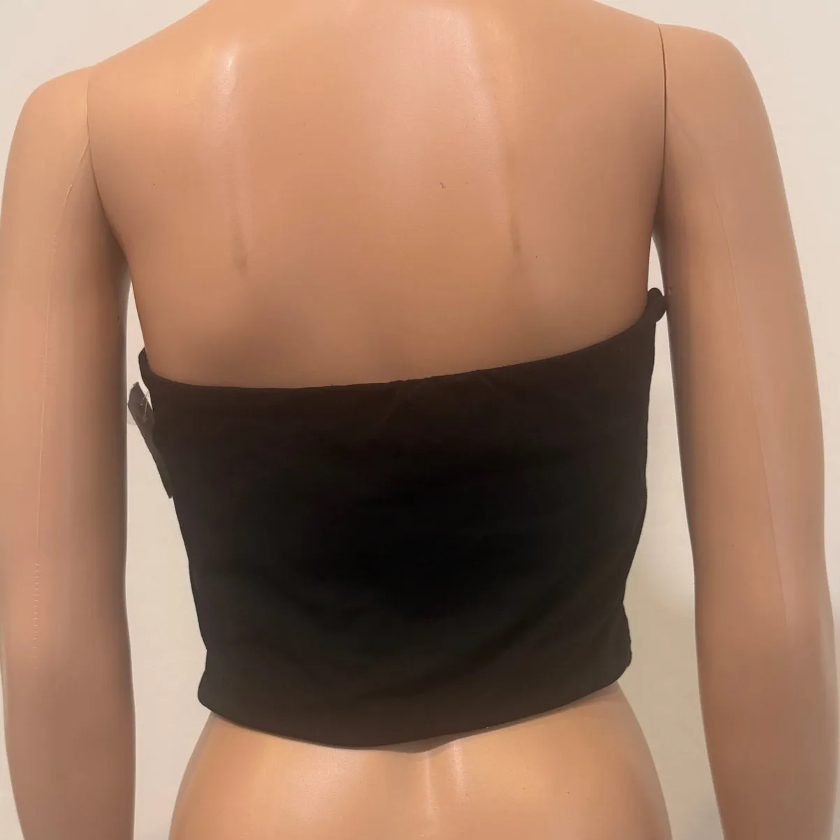 new Nordstrom BP. large strapless bandeau tube top BC 3128 Black - Image 7