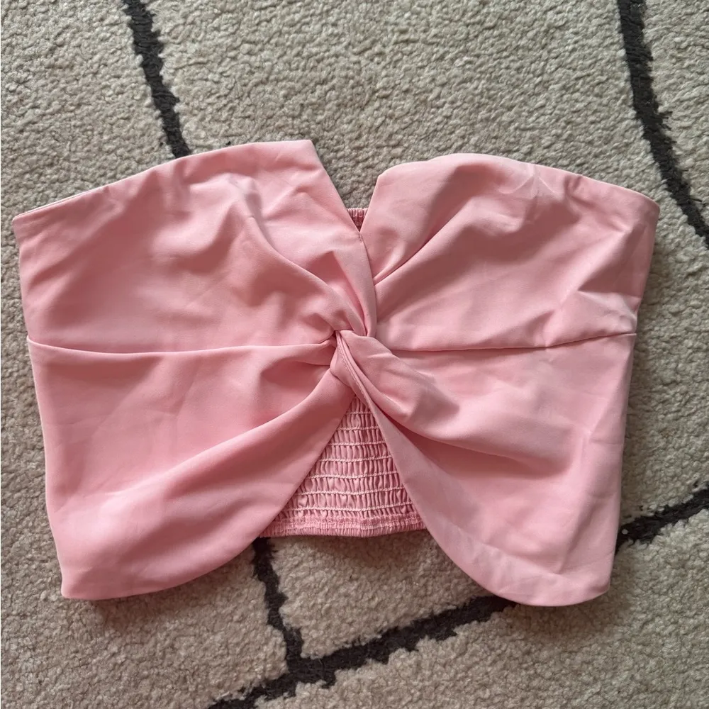 SHEIN Essnce Twist Front Tube Top - Image 7