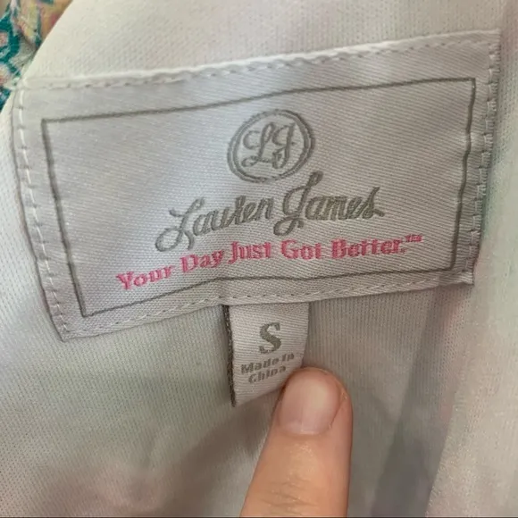 Lauren James size small dress parrot‎ print - Image 3