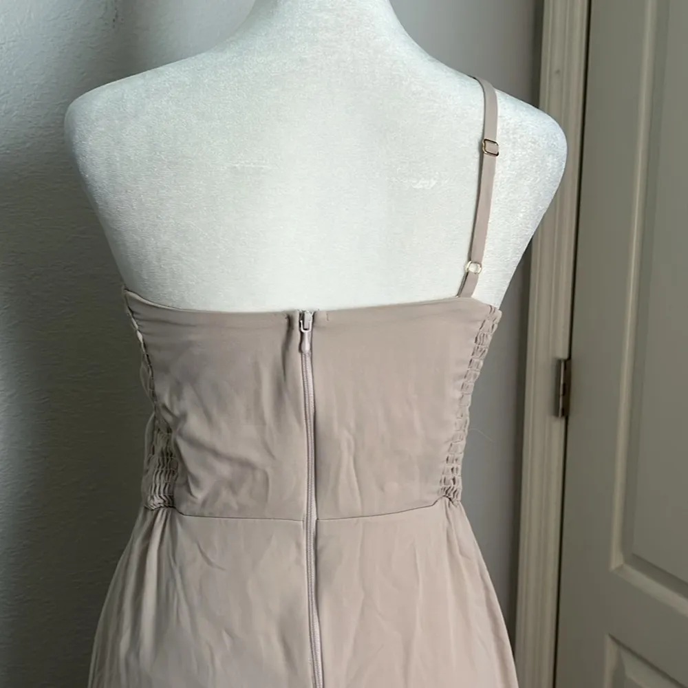Show Me Your Mumu Beige One Shoulder Dress Size Small - Image 6