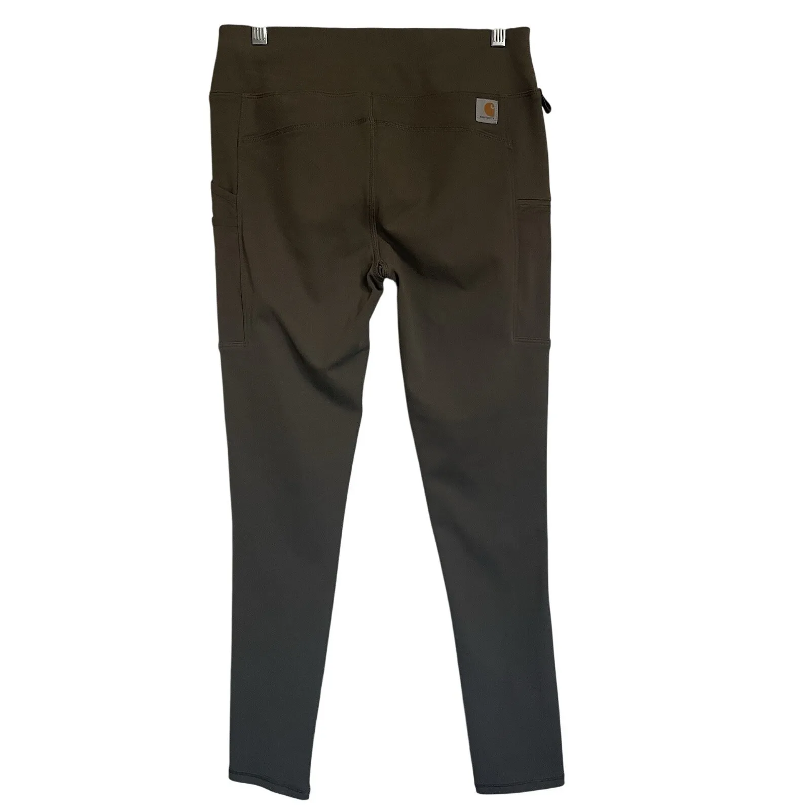 Carhartt Womens Olive Green Cargo Work Leggings Pants Size‎ S Built to Serve - Image 5