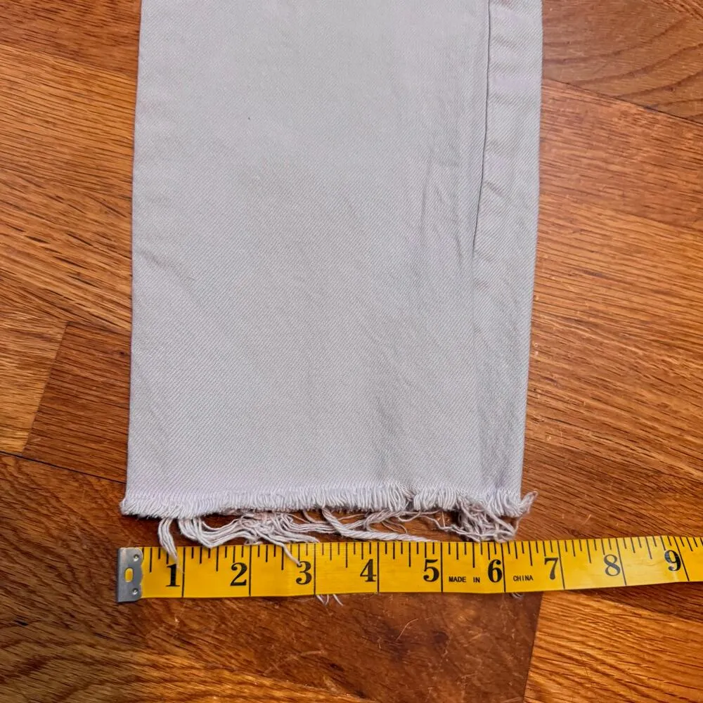 Levi’s 501 Womens 25 Light Purple Lilac Straight Frayed Rigid Jeans Denim Retro - Image 5