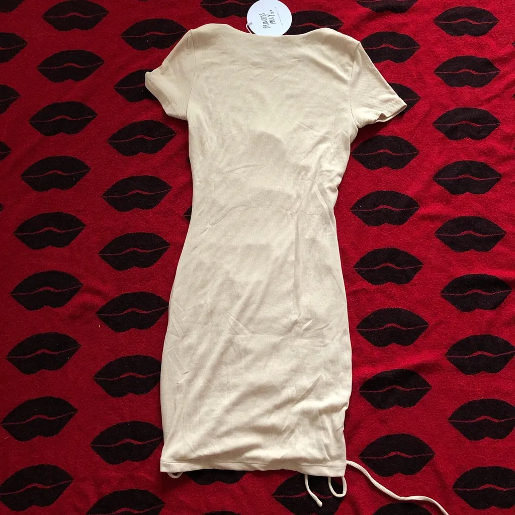 NWT Princess Polly stormi beige bodycon dress 8 - Image 2