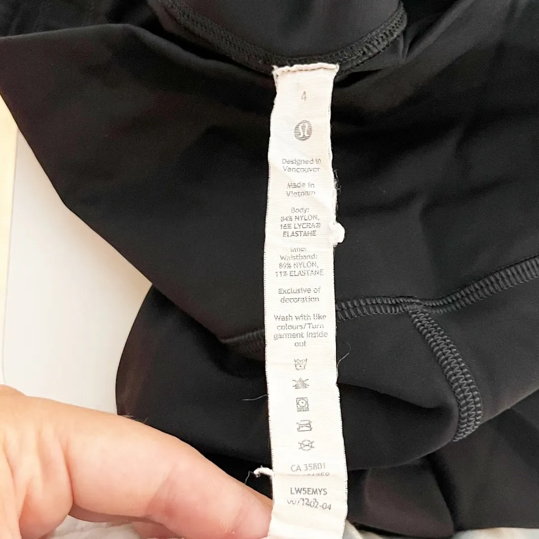 Lululemon Base Pace High-Rise Reflective Tight Leggings 25" Black 4 - Image 3