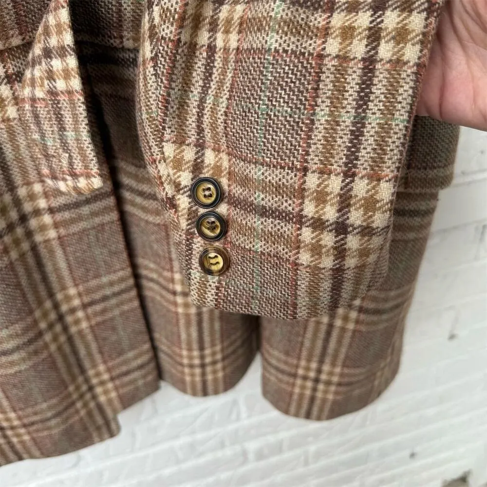 Vintage Herman Phillips Plaid Wool Double - Image 5