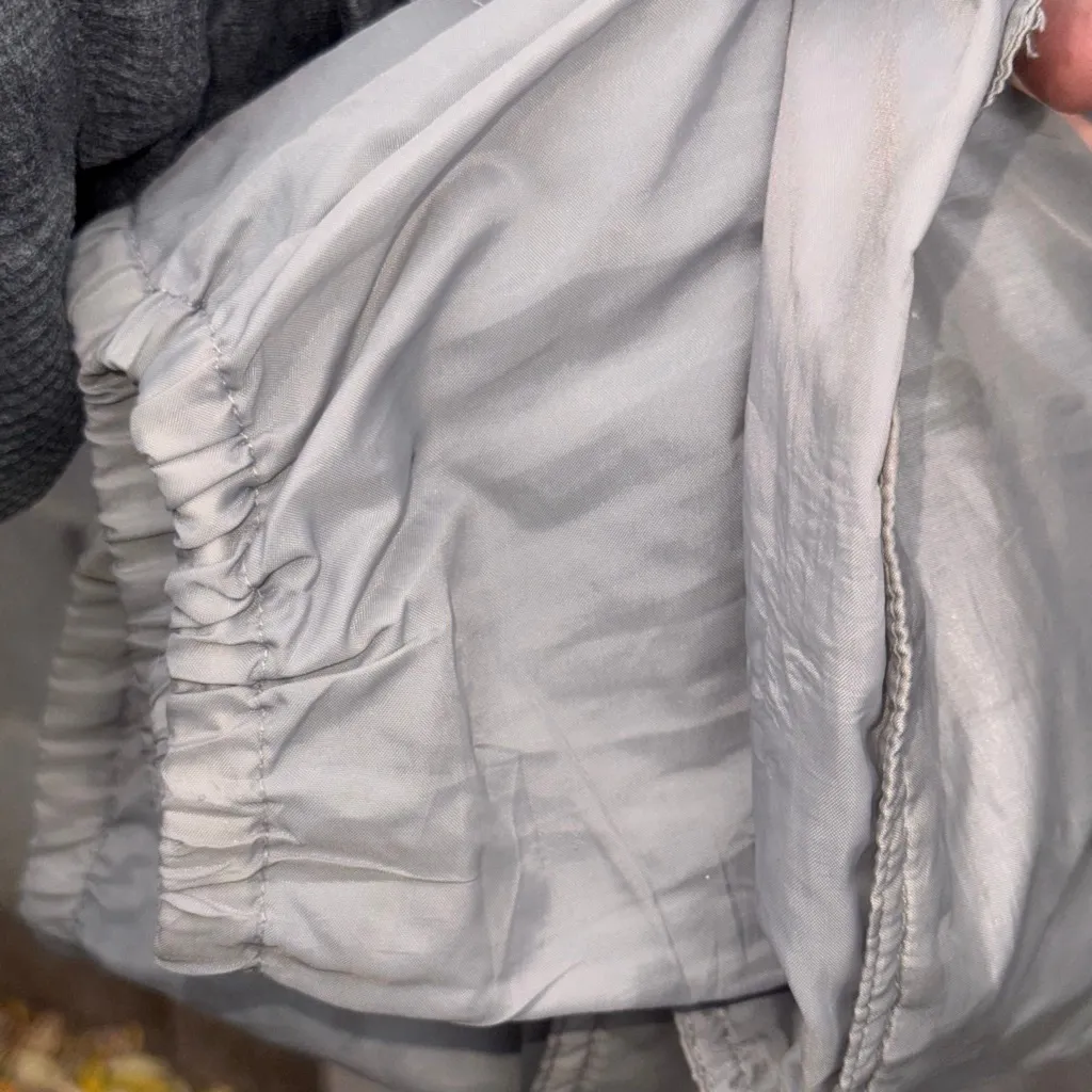 Vintage JCPenney Ski Wear Silver Ski & Snowboard Bibs Small - Image 6