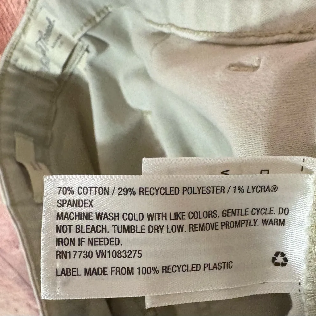 Universal Thread Khaki‎ Boyfriend Cargo Jeans Size 16/33 - Image 8