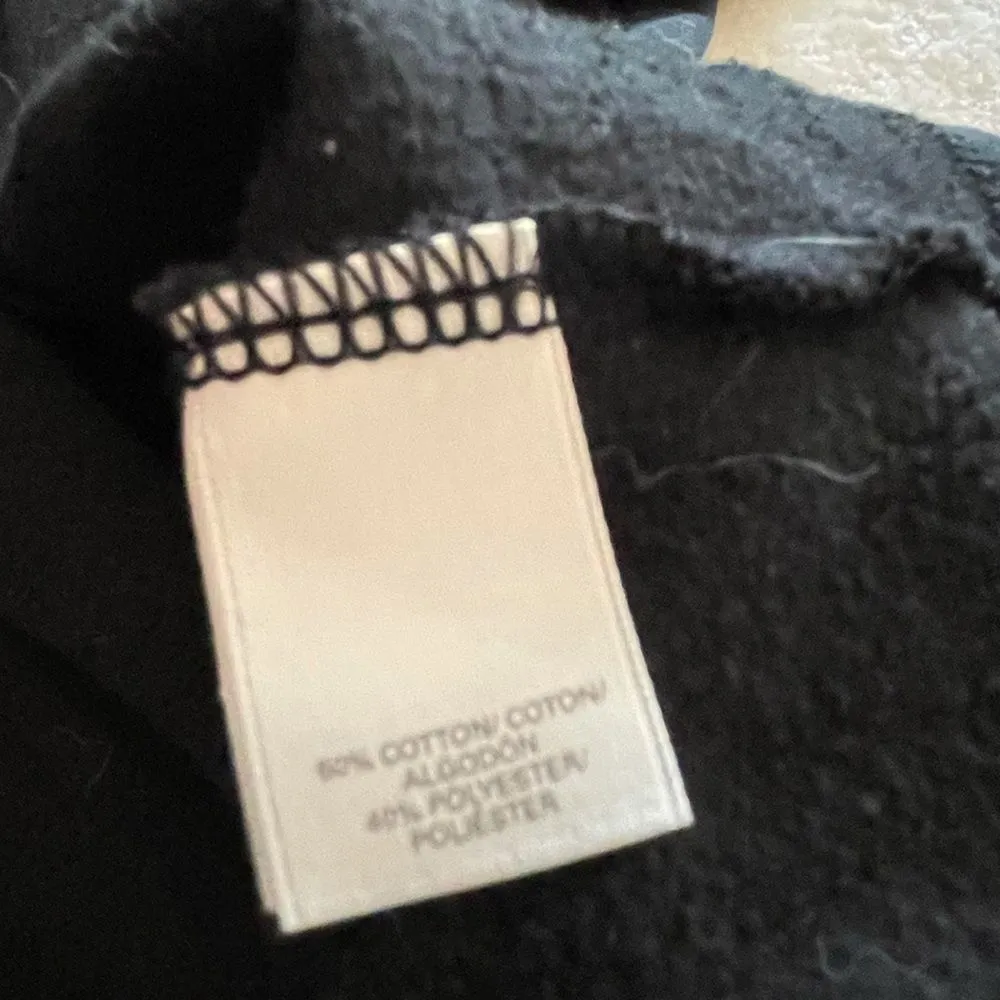 VSX Black White Cropped Hoodie - Image 6