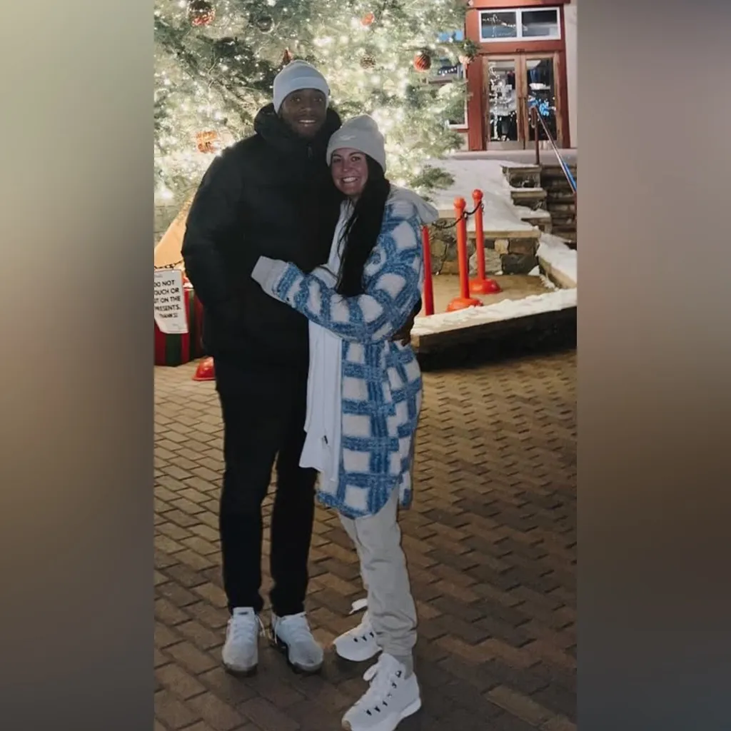 Blue and White Lulus Coat - Image 5