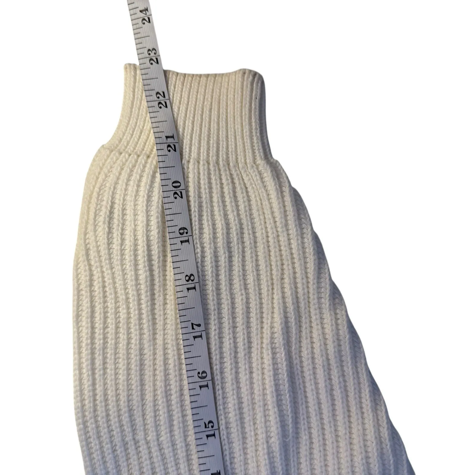 Vtg Liz Sport Varsity Style Ivory Sweater Embroidered Crest Medium Academia - Image 7