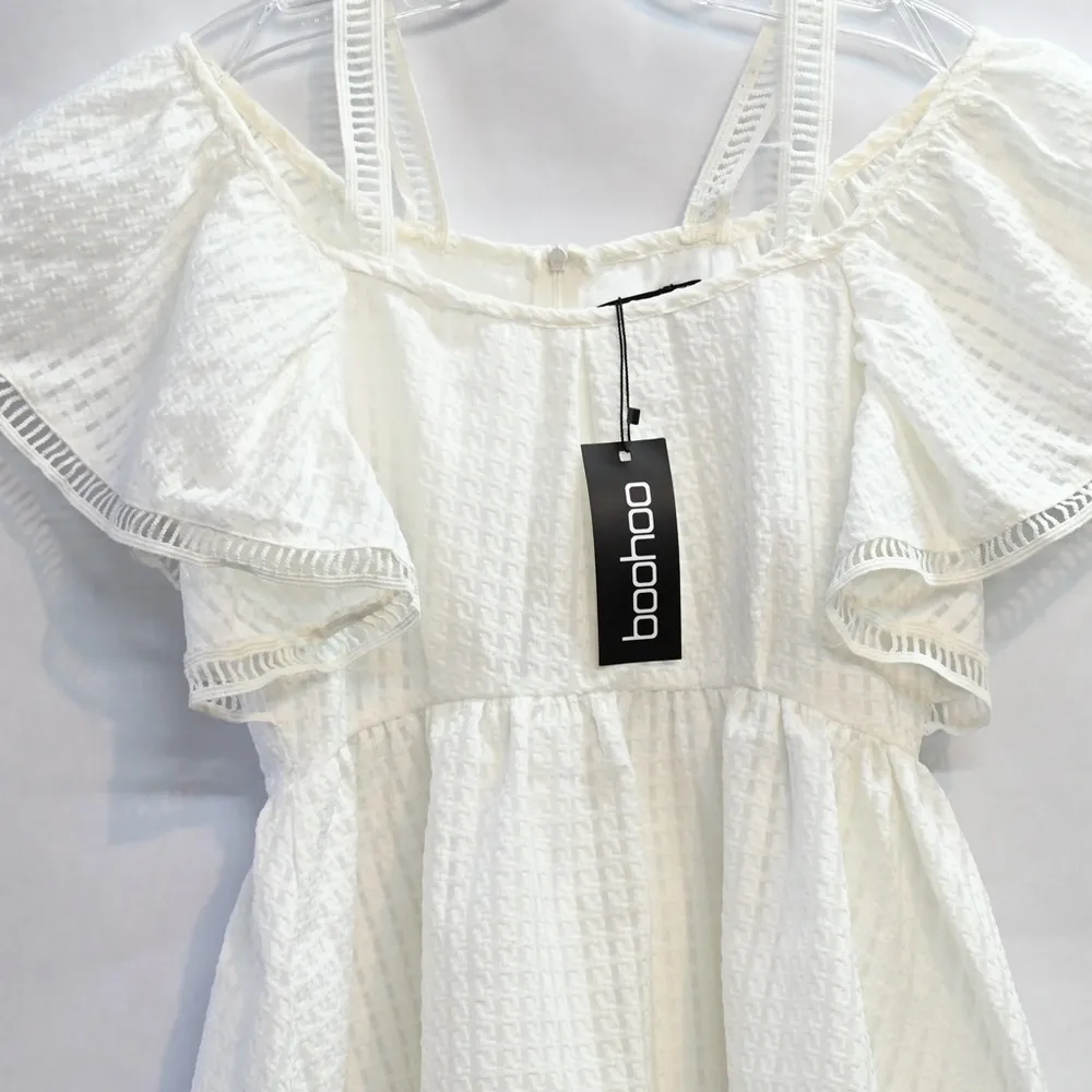 New  Rosie dress White Off Shoulder Size 4 - Image 4