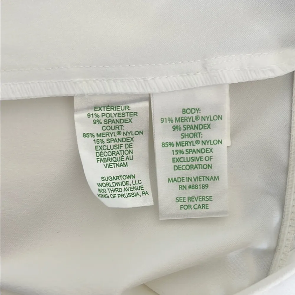 Lilly Pulitzer Luxletic Monica Mini Skirt Skort & Crochet Hem - Size 14 - Image 16