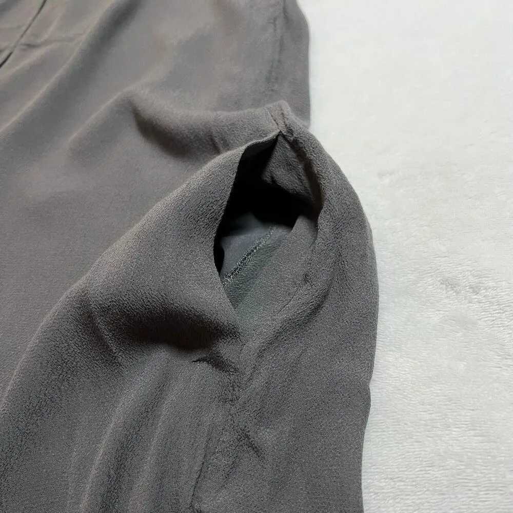 Madewell V-Neck Du Jour Tunic Dress Size M Lagenlook Flowy Casual Lightweight - Image 6