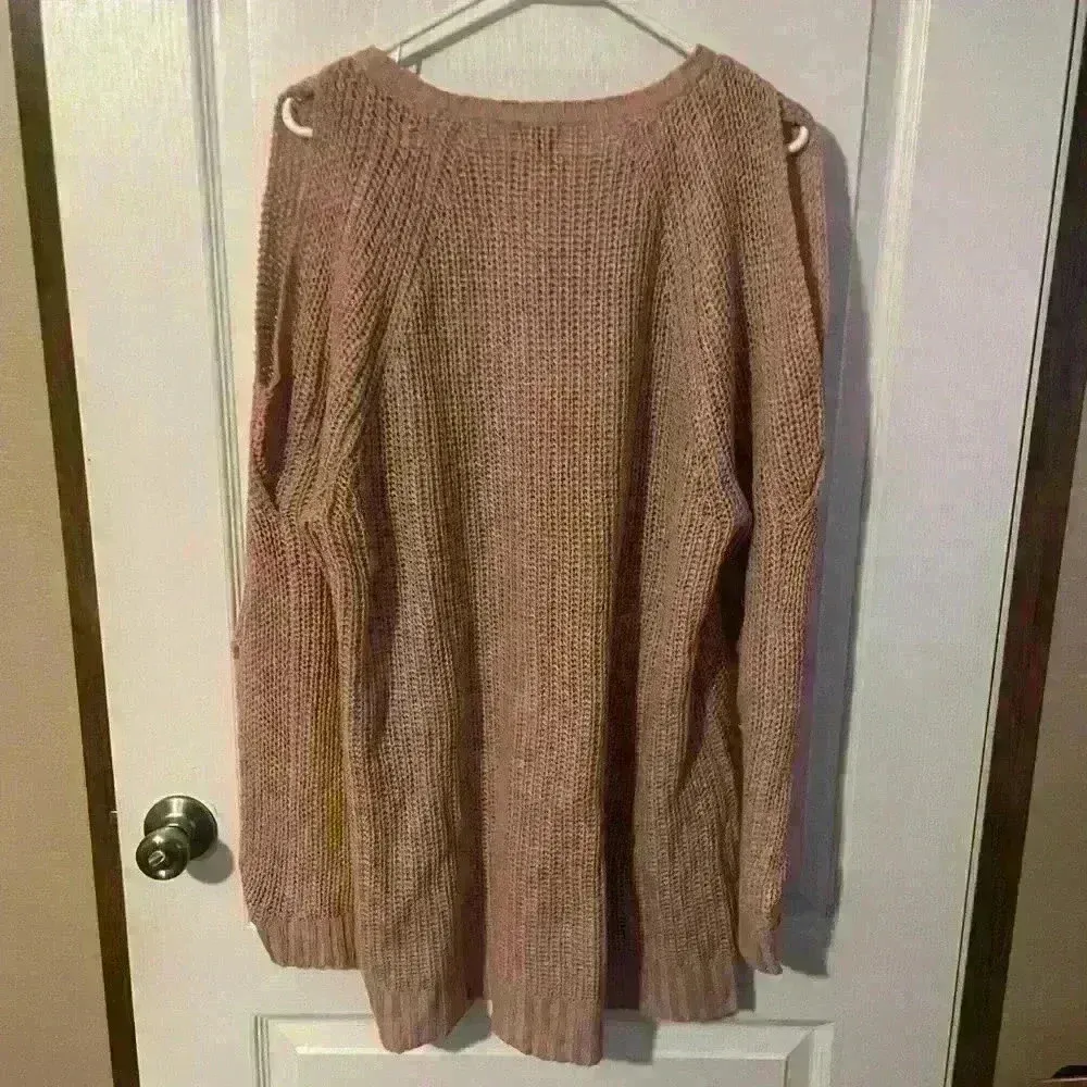 True Craft pink plus size sweater‎ - Image 2