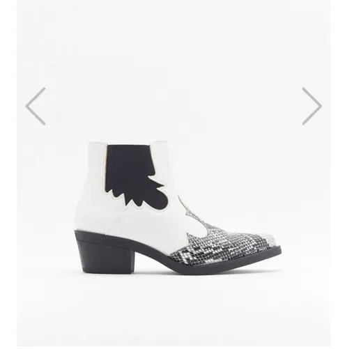 Nasty Gal White Booties  - Image 3