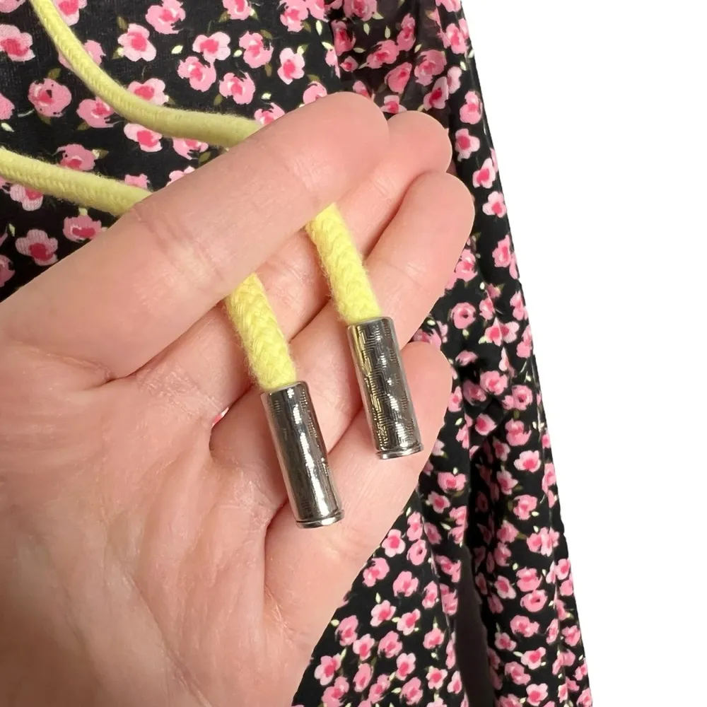 Sandy Liang X Target Pink Ditsy Floral Ruffle Hoodie Pullover - Image 2