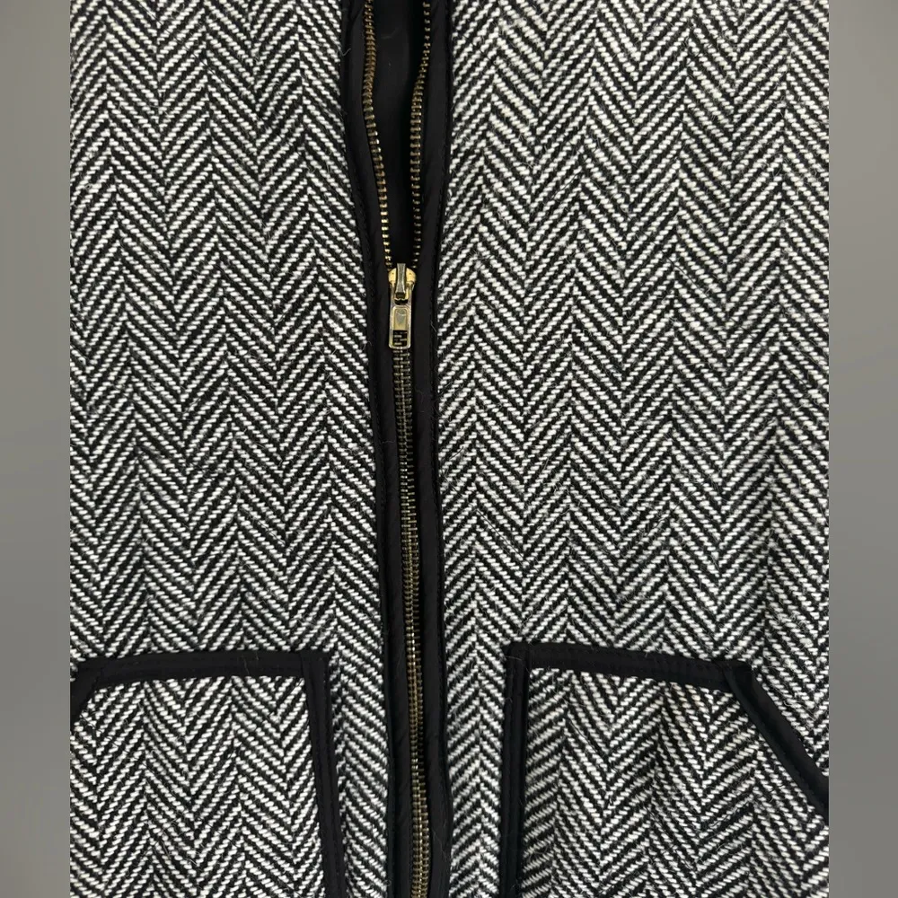 Grey and Black Herringbone Vest - Image 3