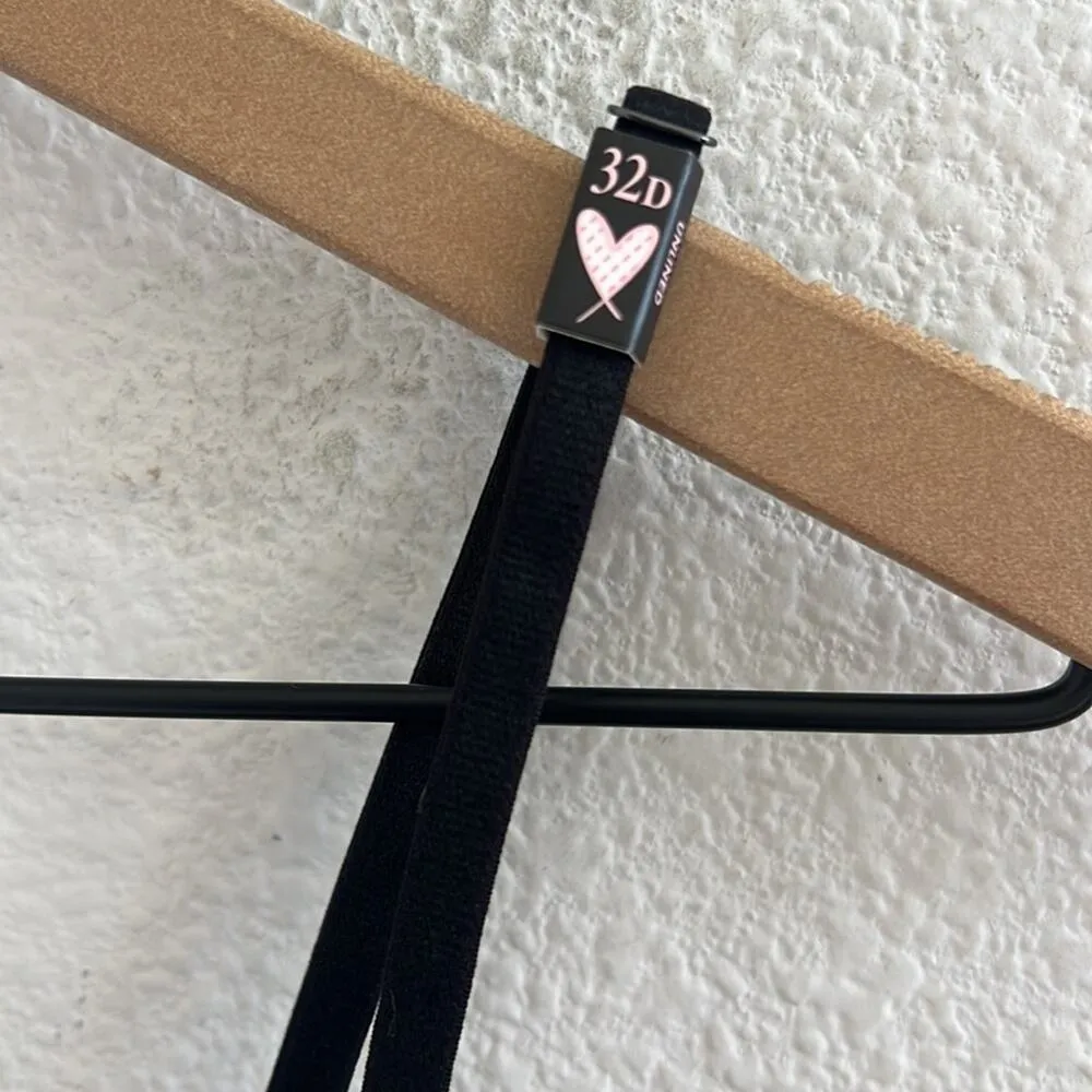 NWT Victoria's Secret Unlined Demi Bra Black Cream Mesh Underwired 32D - Image 3