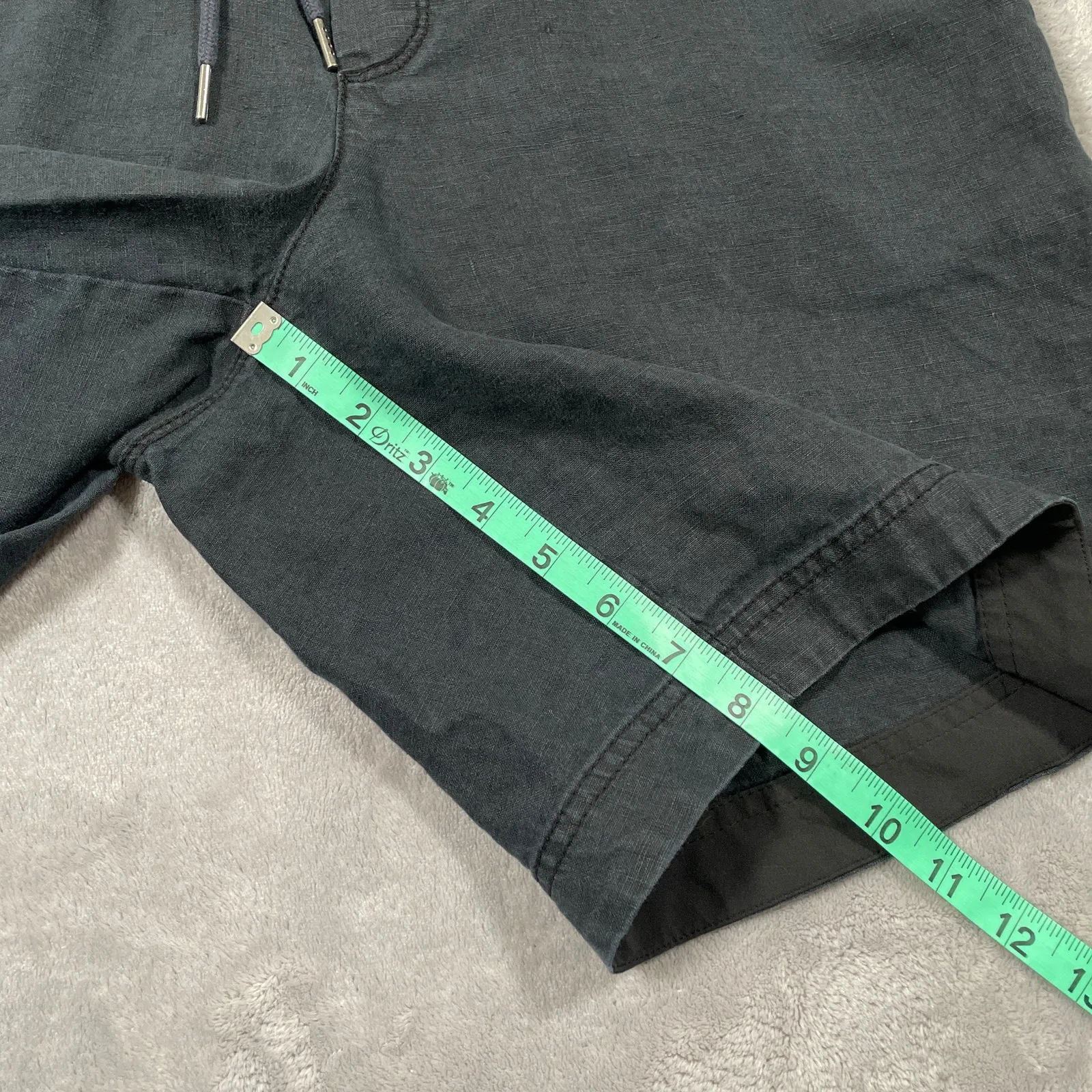 Athleta Beachside Bali Linen Short Women 12 Casual Vacation Resort Stretch Waist - Image 8