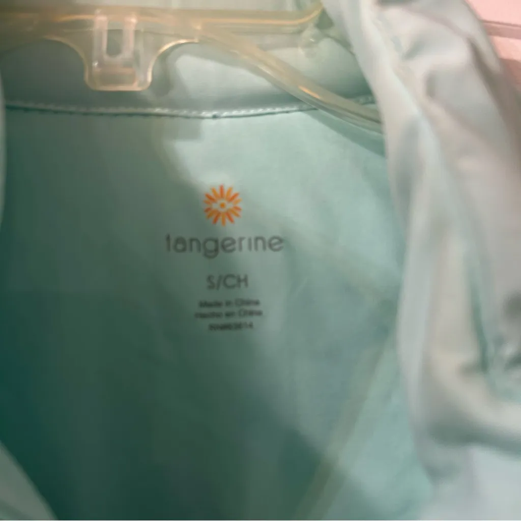 Tangerine Light Blue Quilted Vest Women’s Small - Image 4