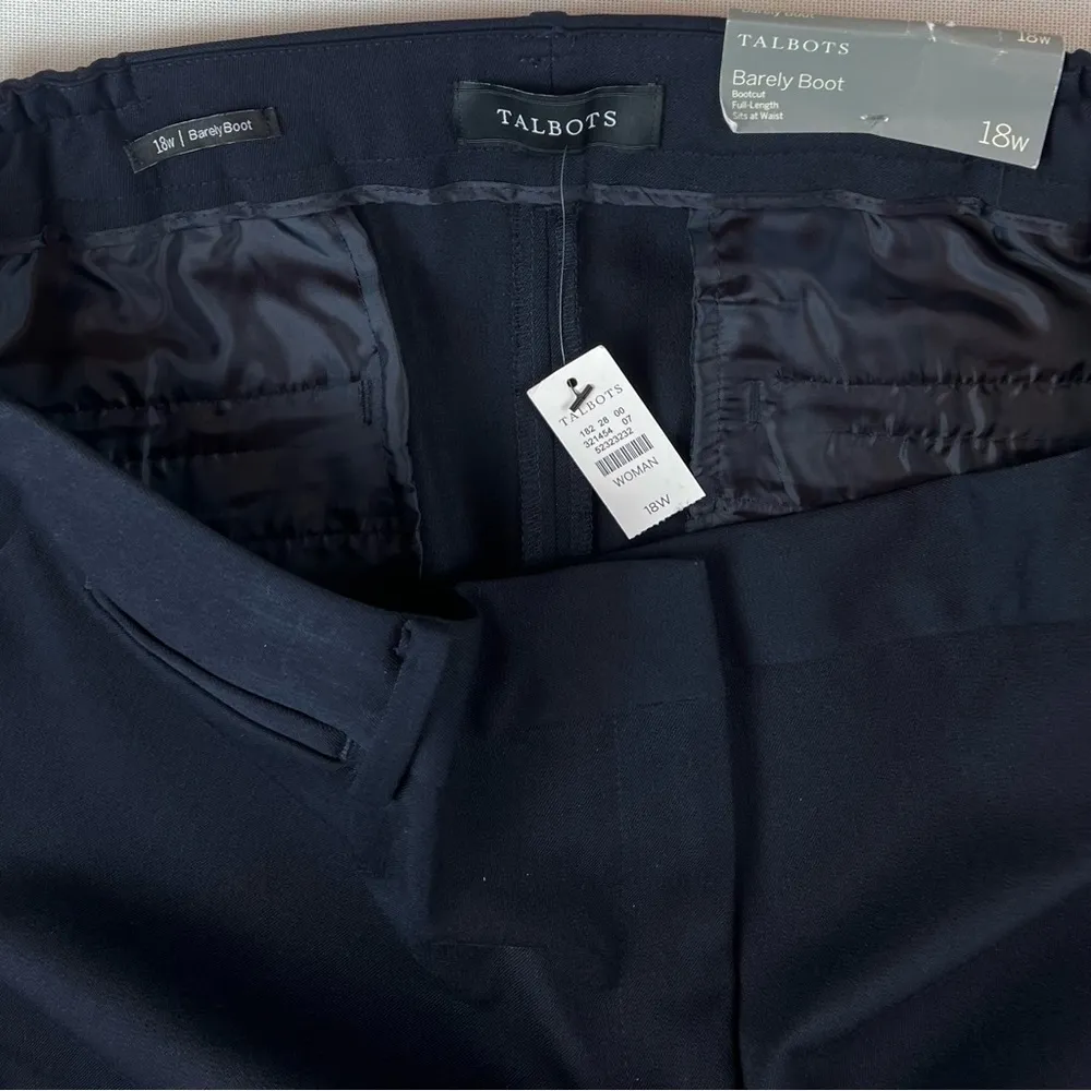 Talbots Barely Boot Refined Bi-Stretch Woven Pants - Image 11