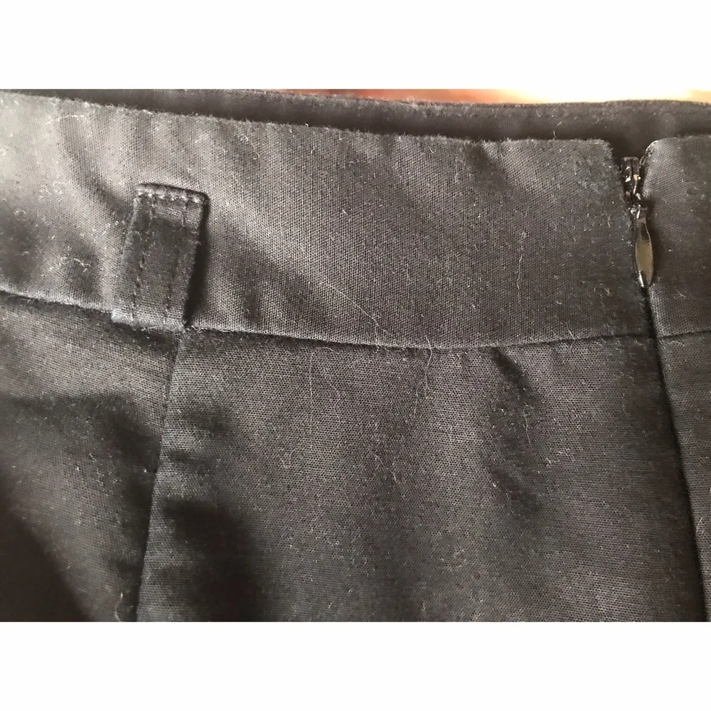 Black Lined Pencil Skirt - Image 6