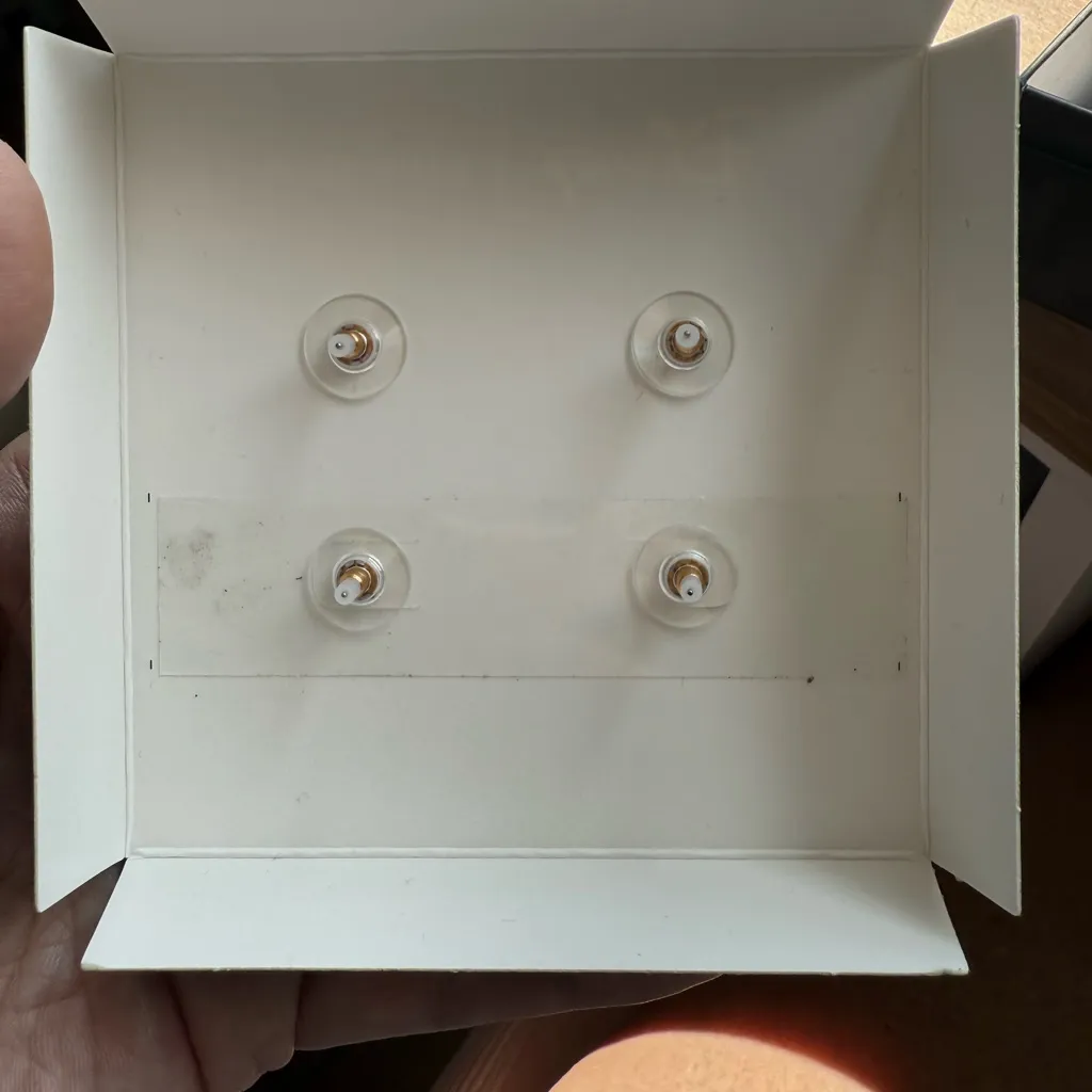 Disney BaubleBar Snow White Bird Stud Earrings Set Rose Gold Tone Enamel NIB‎ - Image 4