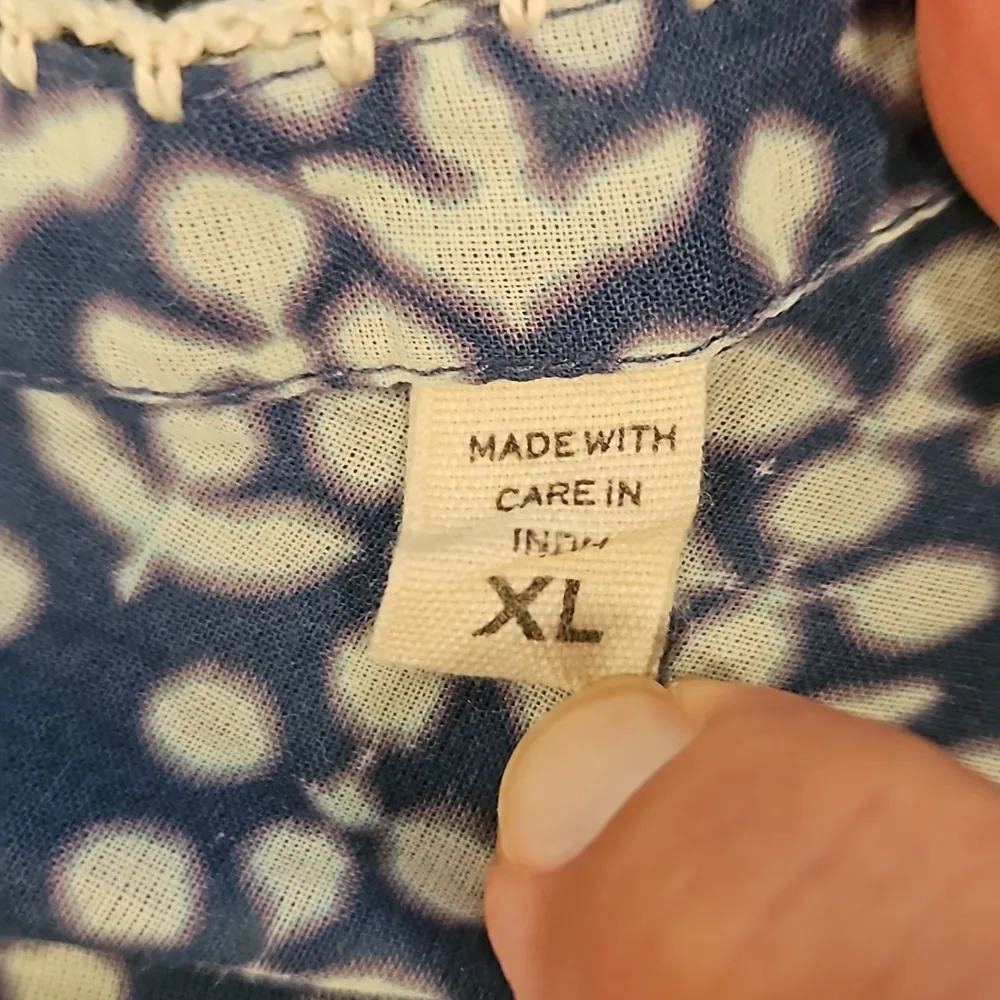 💕DOEN💕 Suri Top ~ Soledad Bloom Blue XL NWT - Image 12