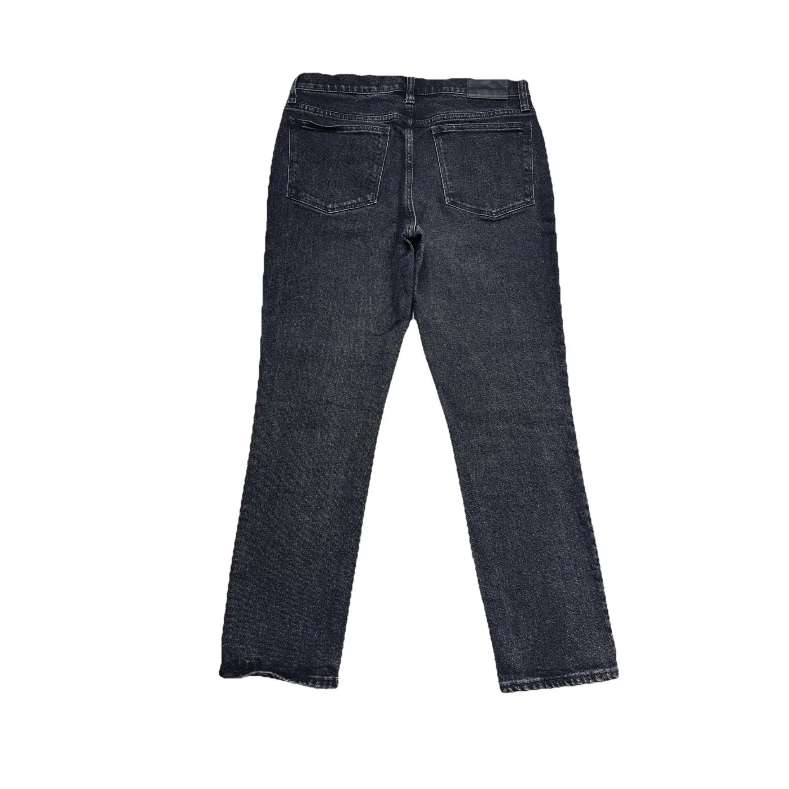 Madewell Womens Tomboy Straight Jeans Black Wash Denim Size 30‎ - Image 2
