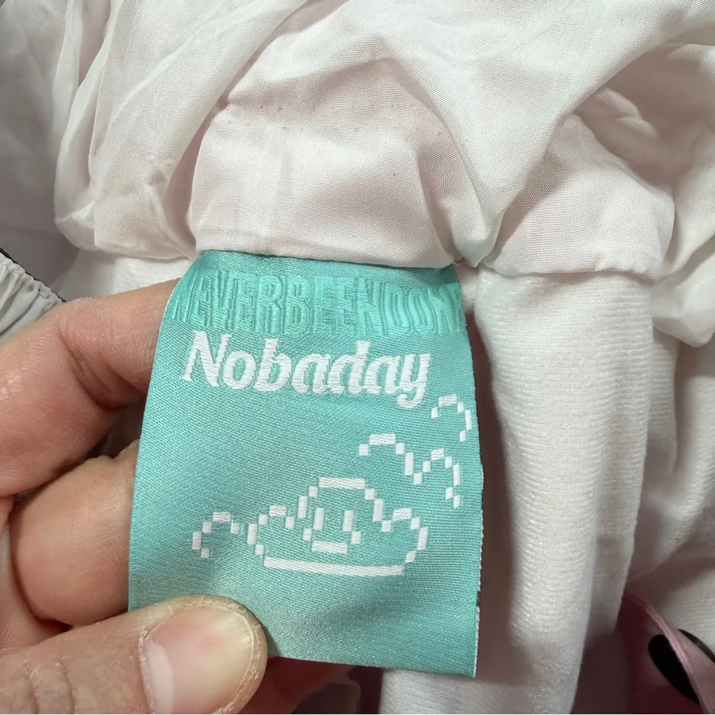 Nobaday Women’s Pure Free Baggy Snow Pants Outdoor Waterproof in Pink M Size M - Image 8