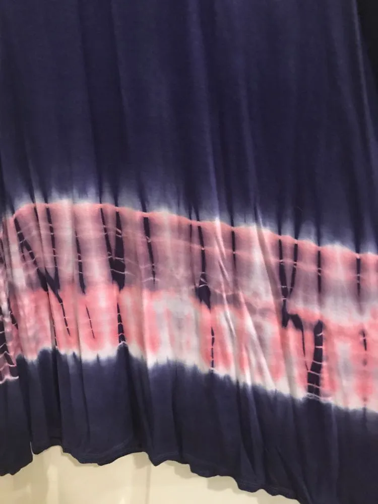 Tye Dye Flowy Mock Neck Dress - Image 2