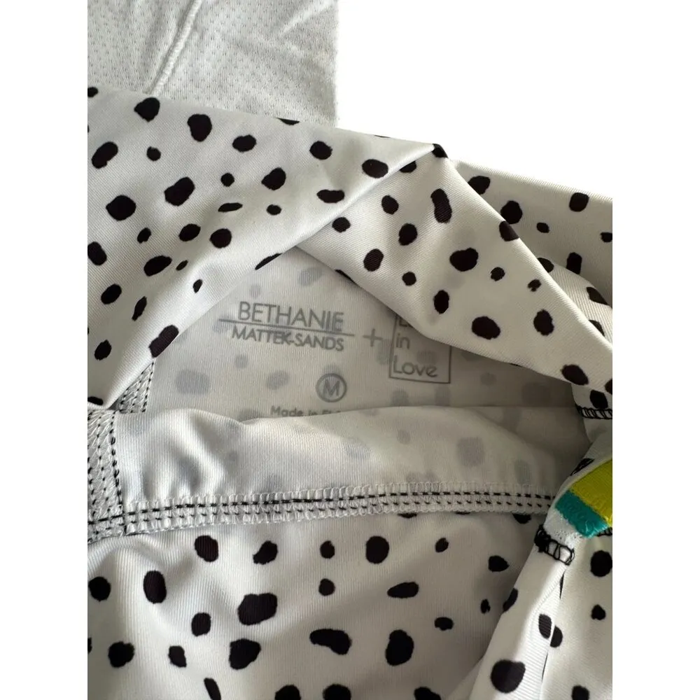 LUCKY IN LOVE Bethanie Mattek Sands Tennis Tank and Dalmatian Skort Set Sz M NEW - Image 6