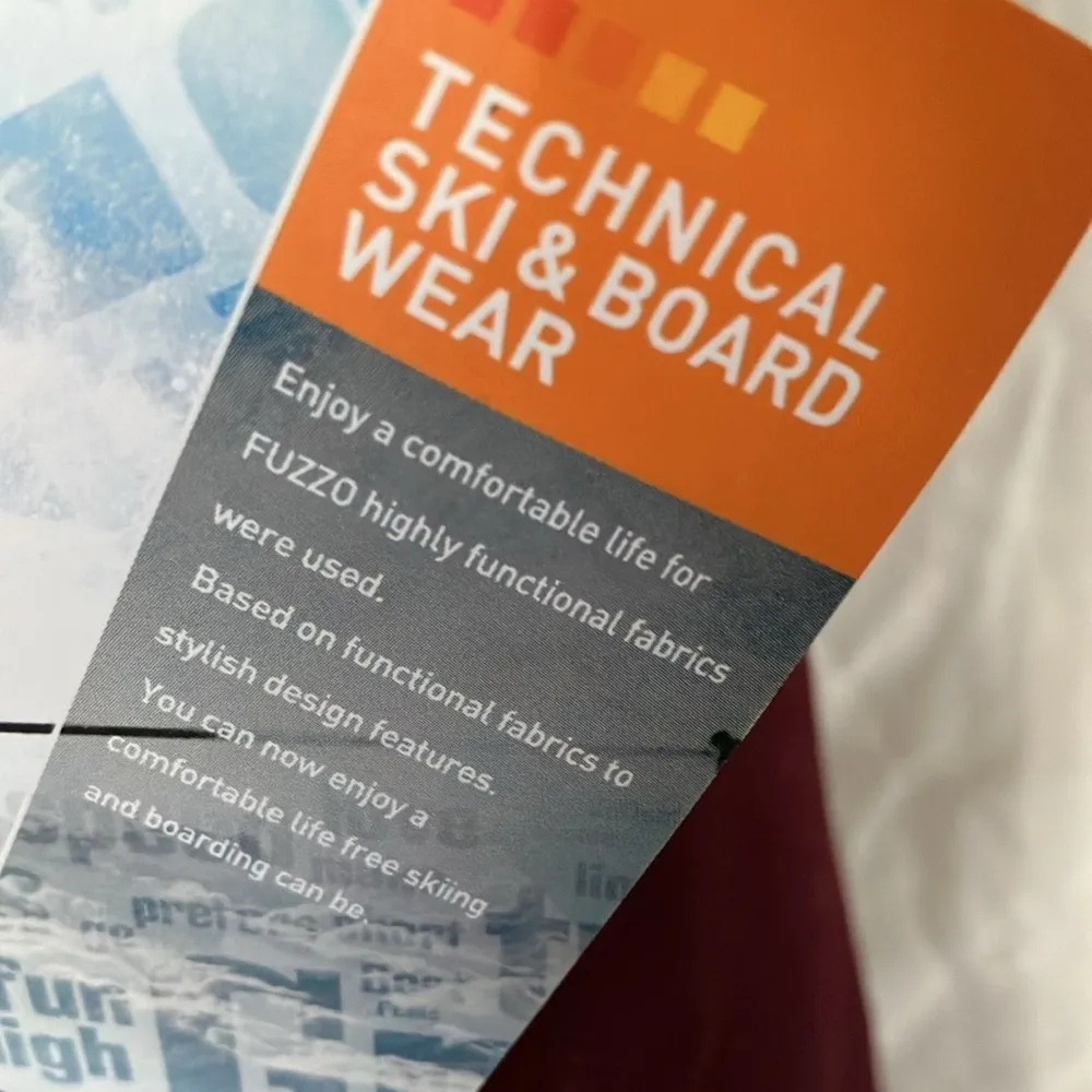 Fuzzy:Maroon Technical Ski/Board Wear - Image 3