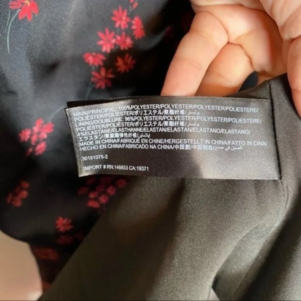 NWT Keepsake the Label Infinity Floral Slip Midi Dress in Pomegranate Ditsy - Image 9