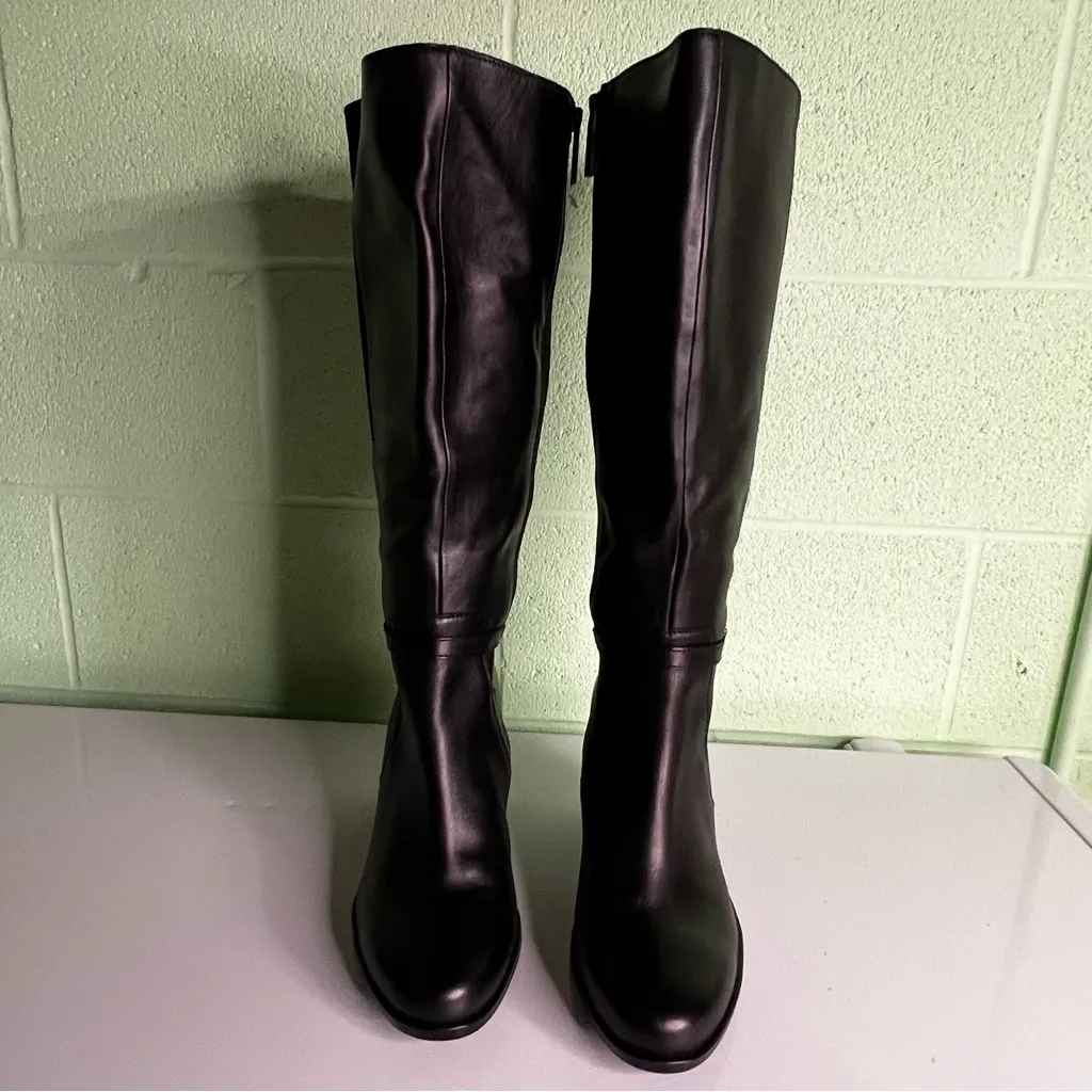 Naturalizer NEW Women's Kalina Stretch Leather Wide Calf Boot Size 9.5 #250857 - Image 3