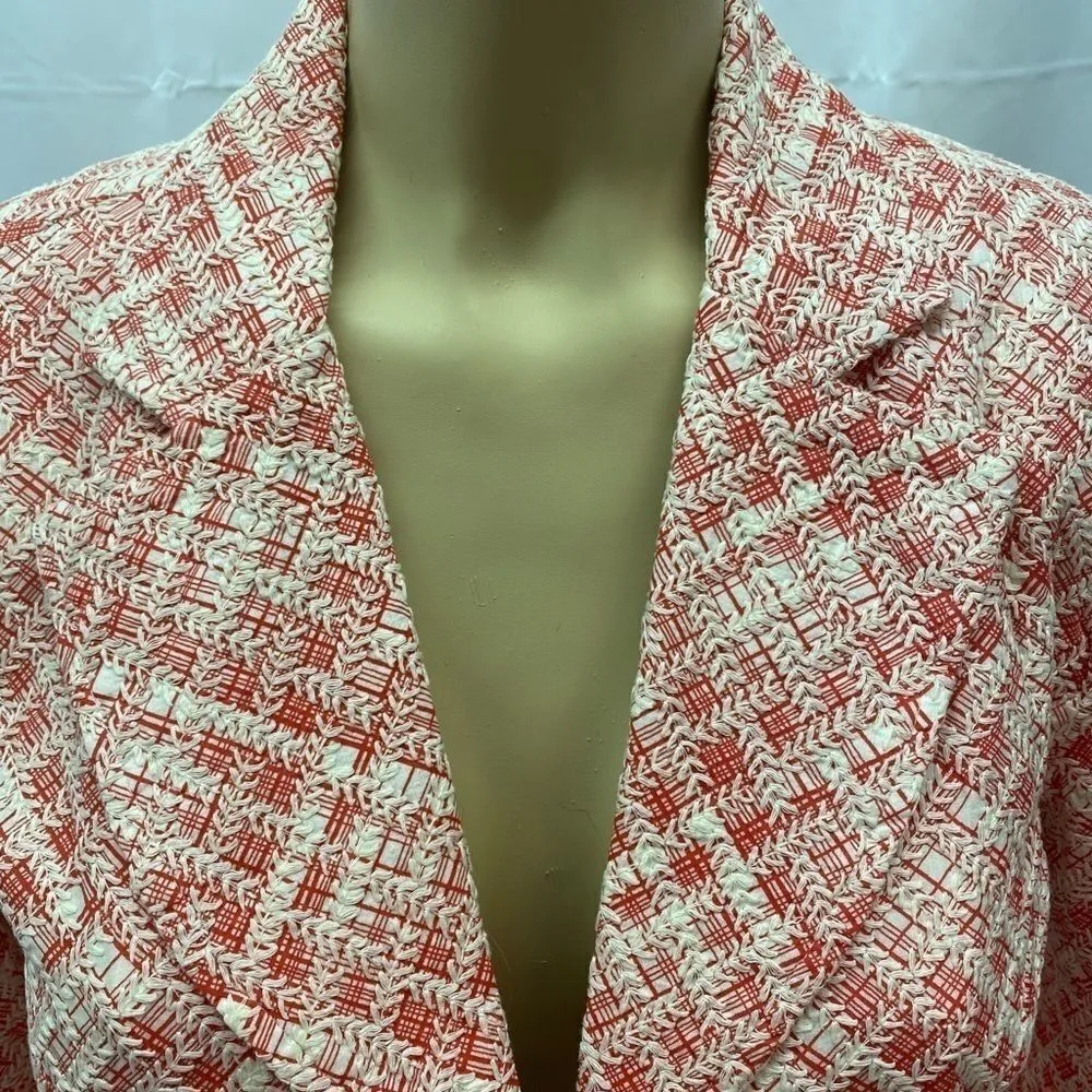 Coldwater creek basket weave jacket C25 - Image 5